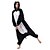 cheap Kigurumi Pajamas-Adults&#039; Kigurumi Pajamas Cat Animal Onesie Pajamas Polar Fleece Black Cosplay For Men and Women Animal Sleepwear Cartoon Festival / Holiday Costumes / Leotard / Onesie / Leotard / Onesie