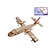 cheap Models &amp; Model Kits-3D Puzzle Jigsaw Puzzle Wooden Model Plane / Aircraft Fighter Aircraft Famous buildings DIY Wooden Classic Kid&#039;s Adults&#039; Unisex Boys&#039; Girls&#039; Toy Gift