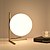 abordables Lámpara de mesa-lámpara de mesa / luz de lectura protección ocular artística / moderna contemporánea dc para sala de estar / dormitorio vidrio 220-240v dorado