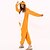 cheap Kigurumi Pajamas-Adults&#039; Kigurumi Pajamas Kangaroo Animal Patchwork Onesie Pajamas Polar Fleece Synthetic Fiber Cosplay For Men and Women Halloween Animal Sleepwear Cartoon Festival / Holiday Costumes