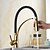 cheap Pullout Spray-Single Handle Kitchen Faucet, Electroplated One Hole Pull Out/Centerset/Tall/­High Arc, Brass Kitchen Faucet