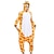 preiswerte Kigurumi Pyjamas-Erwachsene Kigurumi-Pyjamas Giraffe Tier Patchwork Pyjamas-Einteiler Pyjamas Lustiges Kostüm Korallenfleece Cosplay Für Herren und Damen Weihnachten Tiernachtwäsche Karikatur
