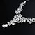 cheap Jewelry Sets-Hoop Earrings 1 set White Rhinestone Zinc 1 Necklace Earrings Women&#039;s Basic Elegant Korean Classic Drop Pear Jewelry Set For Party Wedding Carnival / Bridal Jewelry Sets / Imitation Diamond