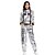 cheap Men&#039;s &amp; Women&#039;s Halloween Costumes-NASA Cosplay Costume Adults&#039; Men&#039;s Cosplay Halloween Halloween Festival / Holiday Spandex Polyester White / Gray Men&#039;s Women&#039;s Easy Carnival Costumes / Leotard / Onesie / Leotard / Onesie