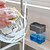 cheap Cleaning Supplies-2-in-1sponge Rack Soap Dispenser Soap Dispenser And Sponge Caddy Holder Storage Rack Box Set Storage Sponge Soap