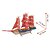 baratos Quebra-Cabeças 3D-Quebra-Cabeças de Madeira Modelos de madeira Navio Piratas Navio pirata Pirata Nível Profissional De madeira 1 pcs Crianças Adulto Para Meninos Para Meninas Brinquedos Dom