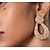 cheap Earrings-Women&#039;s Pearl Hoop Earrings Classic Drop Love Vintage Classic Earrings Jewelry Silver / Gold For Party Wedding 1 Pair