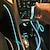 cheap Car Decoration Lights-Neon Light El Wire for Automotive Car Interior Decoration Flexible Car Interior Lighting LED Strip Garland Wire Rope Tube Line Neon Light With Cigarette Drive controller 8 colors 12v (5M/15FT, Blue)