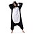 cheap Kigurumi Pajamas-Adults&#039; Kigurumi Pajamas Cat Animal Onesie Pajamas Polar Fleece Black Cosplay For Men and Women Animal Sleepwear Cartoon Festival / Holiday Costumes / Leotard / Onesie / Leotard / Onesie