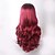 cheap Synthetic Trendy Wigs-Synthetic Wig Curly Wavy Middle Part Wig Ombre Long Grey Ombre Pink Ombre Brown Ombre Green Ombre Red Synthetic Hair 24 inch Women‘s Fashionable Design Women Synthetic Dark