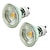 billiga LED-spotlights-6st dimbar led-lampa spotlight 5w cob gu10 /gu5.3(mr16) led spotlight 220v för hemlampada lampglas glaskal