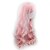 cheap Synthetic Trendy Wigs-Pink Wig Technoblade Cosplay Synthetic Wig Curly Asymmetrical Wig Long Pink Synthetic Hair 27 inch Women‘s Best Quality Pink