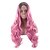 cheap Synthetic Trendy Wigs-Synthetic Wig Body Wave Asymmetrical Machine Made Wig Pink Blonde Long Grey Pink Blonde Black / Blue Black / Pink Synthetic Hair 27 inch Women&#039;s Color Gradient Best Quality Pink Blonde / Daily Wear