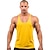 cheap Gym Tank Tops-Men&#039;s Muscle Tee Yoga Top Tank Top Summer Stringer Y Back Gray Black Red Cotton Fitness Gym Workout Bodybuilding Vest Gilet Sport Activewear Comfort Quick Dry Moisture Wicking High Elasticity