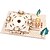 billige 3D Puzzles-Wooden Puzzle Wooden Model Tower Famous buildings Chinese Architecture Professional Level Wooden 1 pcs Kid&#039;s Adults&#039; Boys&#039; Girls&#039; Toy Gift