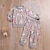 cheap Sets-Kids Girls&#039; Clothing Set Long Sleeve Gray Geometric Cotton Basic