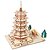 billige 3D-puslespill-Puslespill i tre Tremodeller Tårn Kjent bygning Kinesisk arkitektur profesjonelt nivå Tre 1 pcs Barne Voksne Gutt Jente Leketøy Gave