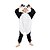 ieftine Pijamale Kigurumi-Pentru copii Pijamale Kigurumi urs panda Animal Peteci Pijama Întreagă Lână polară Cosplay Pentru Baieti si fete Crăciun Haine de dormit pentru animale Desen animat Festival / Vacanță Costume