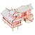 cheap 3D Puzzles-Jigsaw Puzzles Wooden Puzzles Building Blocks DIY Toys  JianGnan Style House C 1 Wood Ivory Model &amp; Building Toy