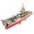 abordables Jeux en Bois-Puzzles 3D Puzzle Kit de Maquette Navire de Guerre Bateau A Faire Soi-Même Papier de haute qualité Classique Enfant Unisexe Garçon Fille Jouet Cadeau