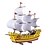 cheap Wooden Puzzles-Robotime 3D Puzzle Jigsaw Puzzle Model Building Kit Warship Ship DIY Wooden Classic Kid&#039;s Adults&#039; Unisex Boys&#039; Girls&#039; Toy Gift