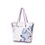 cheap Bag Sets-Women&#039;s Bags PU Leather Bag Set 6 Pieces Purse Set Floral Print Daily Office &amp; Career Bag Sets Handbags Wine White Black Purple