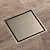 cheap Drains-Brass Floor Drain,10cm(4-inch) Tile Insert Square Floor Mounted Floor Register(Black/Brushed/Brushed Gold/ Champagne Gold/Rose Gold Color)