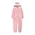 cheap Kigurumi Pajamas-Adults&#039; Hoodie Kigurumi Pajamas Deer Onesie Pajamas Coral Velve Blue / Pink Cosplay For Men and Women Animal Sleepwear Cartoon Festival / Holiday Costumes