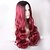 cheap Synthetic Trendy Wigs-Synthetic Wig Curly Wavy Middle Part Wig Ombre Long Grey Ombre Pink Ombre Brown Ombre Green Ombre Red Synthetic Hair 24 inch Women‘s Fashionable Design Women Synthetic Dark