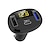 hesapli Bluetooth Araba Setleri/El-kullanılmadan-zs3c61-lyc02 2021 v5.0 araba için bluetooth fm verici qc 3.0 şarj kablosuz fm radyo araç adaptörü eller serbest arama kiti