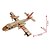 tanie Modele i zestawy modelarskie-Zabawki 3D Puzzle Drewniane modele Samolot Myśliwiec Znane budynki Zrób to Sam Drewno Klasyczny Dla dzieci Dla dorosłych Unisex Dla chłopców Dla dziewczynek Zabawki Prezent