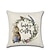 Χαμηλού Κόστους Throw Μαξιλαροθήκες-χαρούμενο πασχαλινό σετ 4 μαξιλαριών κάλυμμα διακοπών καρτούν ευτυχισμένο κουνέλι παραδοσιακό πασχαλινό μαξιλάρι