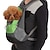 billiga Reseprodukter för hunden-Katt Hund Carry Bag resväska Ryggsäck för katt Bärbar Andningsfunktion Enfärgad Nylon Hundvalp Liten hund Purpur Gul Röd