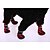 cheap Dog Clothes-Dog Boots / Shoes Waterproof Keep Warm Solid Colored For Pets Fabric Red / Winter
