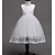 זול שמלות-ילדים בנות שמלה סרוג לבן ורוד מסמיק