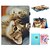 cheap iPad case-Case For Apple iPad Air / iPad (2018) / iPad 10.2&#039;&#039;(2019) Card Holder / with Stand / Flip Full Body Cases Cat / Heart / Flower PU Leather For iPad Pro 10.5/iPad Air 2/iPad 2017