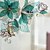 levne Dekorativní samolepky na zeď-matný vinylový film se vzorem orchideje odnímatelný soukromý bytový dekor / samolepka na dveře / samolepka na okno 58x60 cm