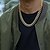 cheap Necklaces &amp; pendants-1pc Chain Necklace Miami Cuban Link Chain For Men&#039;s Street Daily Zircon Gold Plated Chrome Classic Cuban Link Mariner Chain