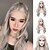 cheap Synthetic Lace Wigs-Synthetic Lace Front Wig Body Wave Middle Part Lace Front Wig Long Grey Synthetic Hair 18-26 inch Women&#039;s Heat Resistant Synthetic Easy dressing Gray / Natural Hairline / Natural Hairline