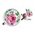 billige Dekorative veggklistremerker-Window Film Flowers Frosted Opaque Privacy Stained Glass Sticker for Home Decor Window Stickers Chinese Rose 58*60cm