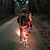 abordables Éclairage/lampes de vélo-LED Eclairage de Velo Eclairage de Vélo Arrière Eclairage sécurité / feu clignotant velo VTT Vélo tout terrain Vélo Cyclisme Imperméable Portable USB Avertissement Batterie Li-ion rechargeable USB