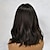 cheap Black &amp; African Wigs-Brown Wigs for Women Synthetic Wig Matte Natural Straight with Bangs Wig Medium Length Brown Synthetic Hair 16 Inch