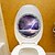 Недорогие 3D наклейки на стену-внешняя планета технологические наклейки на стены космос космос галактика планета спальня искусство винил 3d туалет наклейки наклейка декор комнаты