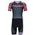cheap Women&#039;s Triathlon Clothing-21Grams® Men&#039;s Short Sleeve Triathlon Tri Suit Summer Spandex Polyester Black / Red Patchwork Bike Clothing Suit UV Resistant Breathable Quick Dry Sweat wicking Sports Patchwork Mountain Bike MTB