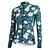cheap Cycling Jerseys-21Grams® Women&#039;s Cycling Jersey Long Sleeve Mountain Bike MTB Road Bike Cycling Graphic Floral Botanical Hawaii Jersey Shirt Blue Thermal Warm UV Resistant Cycling Sports Clothing Apparel / Stretchy