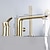 cheap Bathtub Faucets-Brass Bathtub Faucet,Contemporary Nickel Brushed Roman Tub Ceramic Valve Single Handle Three Holes Bath Shower Mixer Taps with Hot and Cold Switch