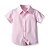 cheap Tees &amp; Shirts-Boys T shirt Short Sleeve T shirt Shirt Solid Color Streetwear Basic Cotton Polyester School Kids Toddler Tie Knot 3D Printed Graphic Shirt
