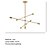 abordables Suspension-110 cm suspension design simple métal électrolytique style nordique moderne 220-240v