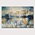 billiga Abstrakta målningar-oljemålning handgjord handmålad väggkonst abstrakt skyline byggnad heminredning dekor sträckt ram redo att hänga / rullad duk ingen ram osträckt