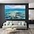 cheap Landscape Paintings-Handmade Oil Painting Canvas Wall Art Decoration Seascape Blue Sky for Home Decor Rolled Frameless Unstretched Stretched Frame Hanging Painting